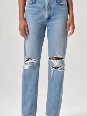 High Rise Straight Jeans